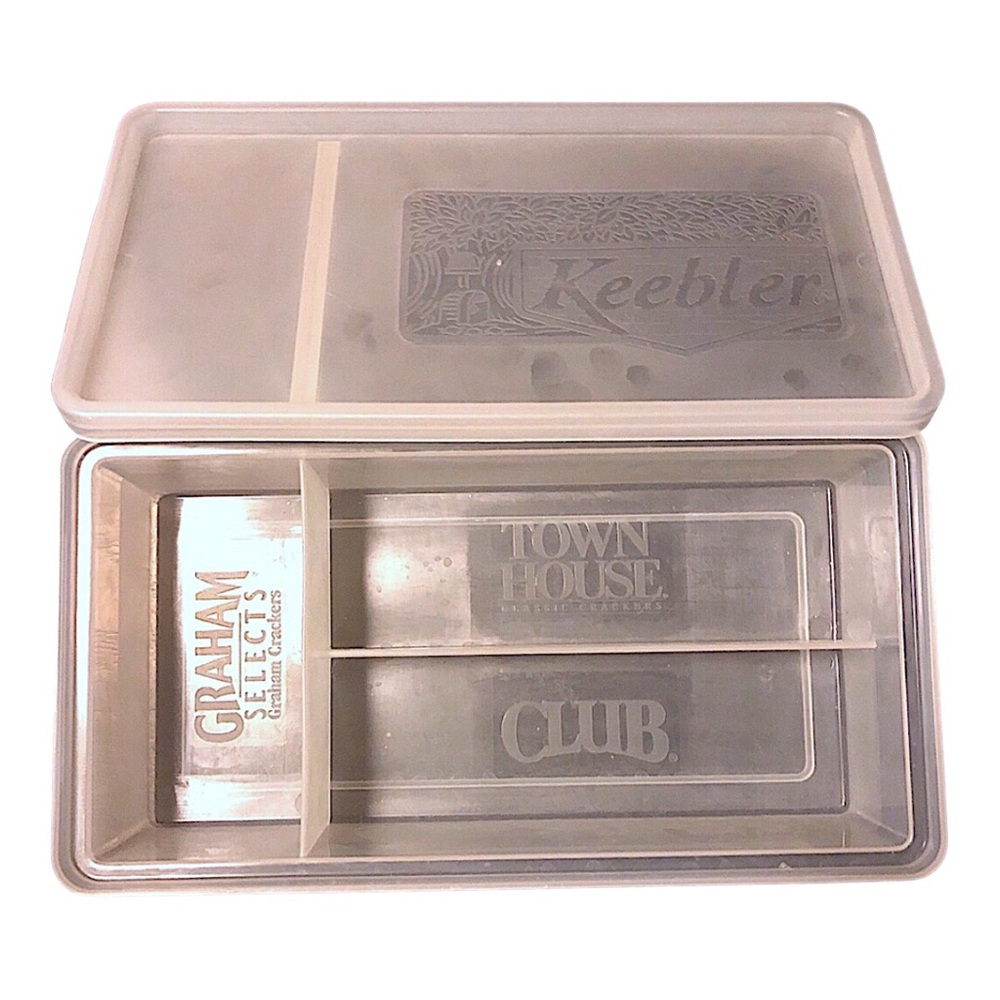 1980s Keebler Cracker Keeper Storage Container